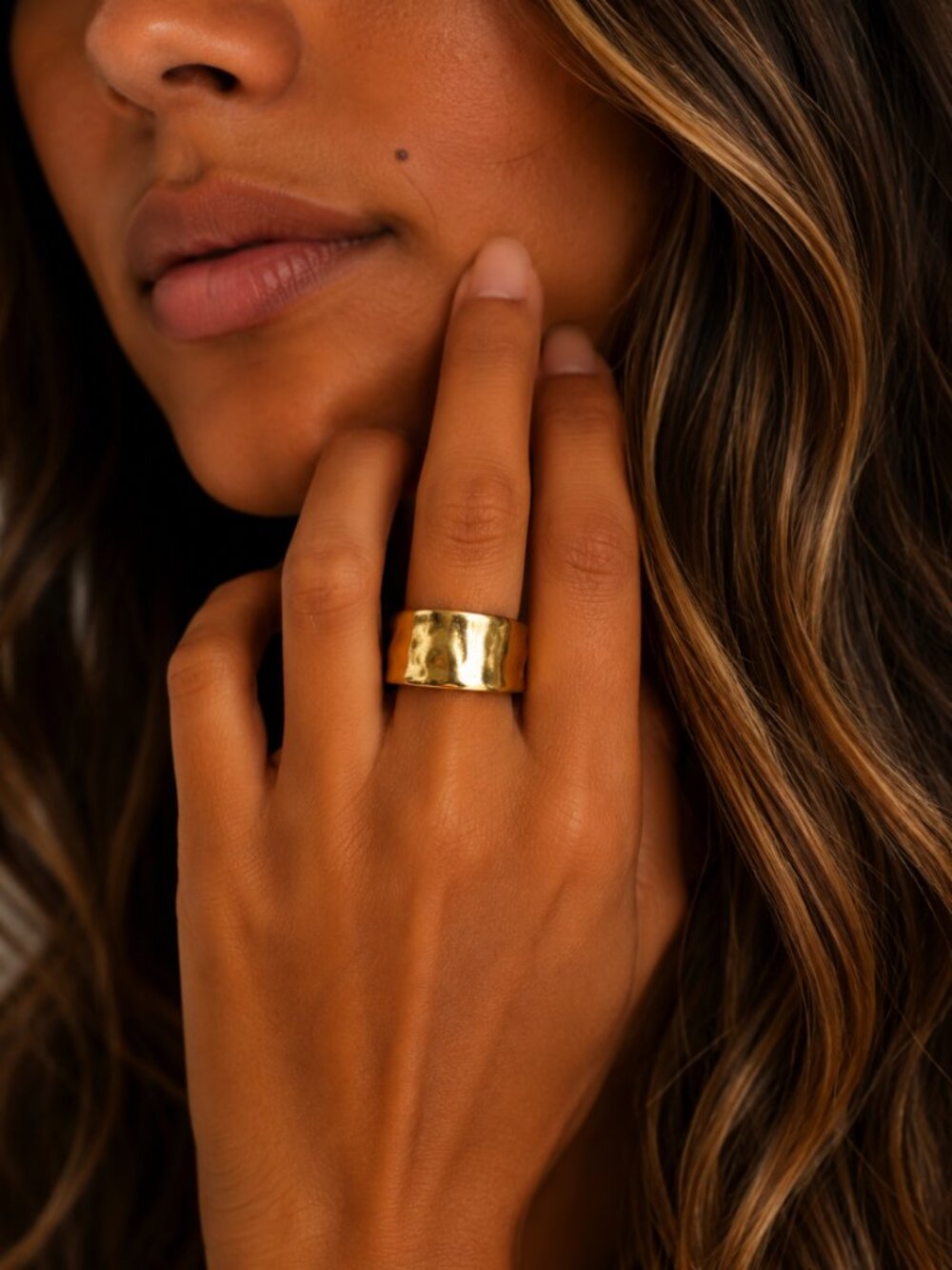"Ford" Waterproof Statement Ring Adjustable